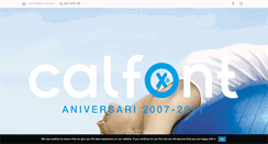 Desktop Screenshot of calfont.cat